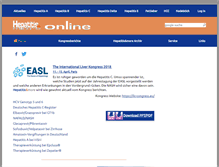 Tablet Screenshot of hepatitisandmore.de